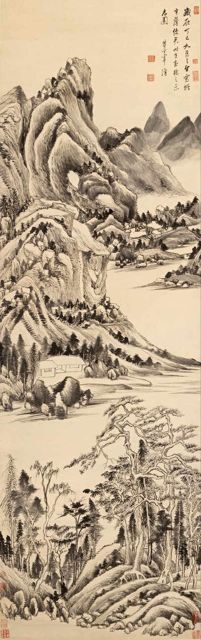 Mountain Landscape by Dong Qichang